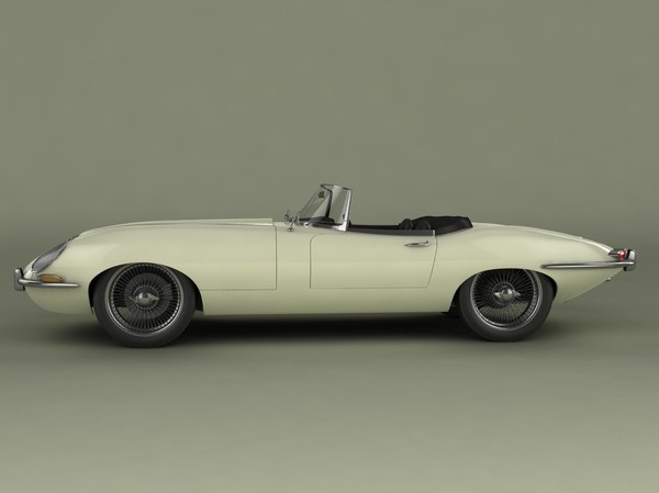 roadster sport 3d model - Jaguar E-type... by desmonster